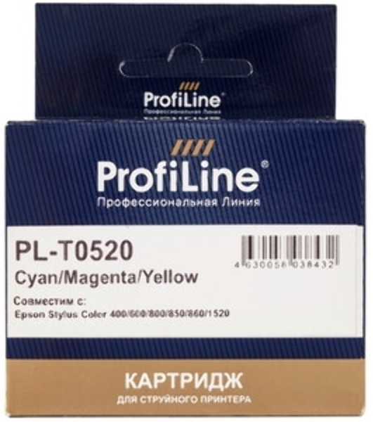 Картридж струйный ProfiLine PL-27401 для принтеров Epson StylusPhoto 810/820 Color водн