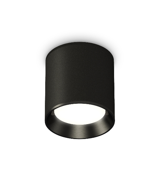 Светильник Ambrella Light XS6302002 SBK/PBK черный песок/черный полированный MR16 GU5.3 (C6302, N6103)