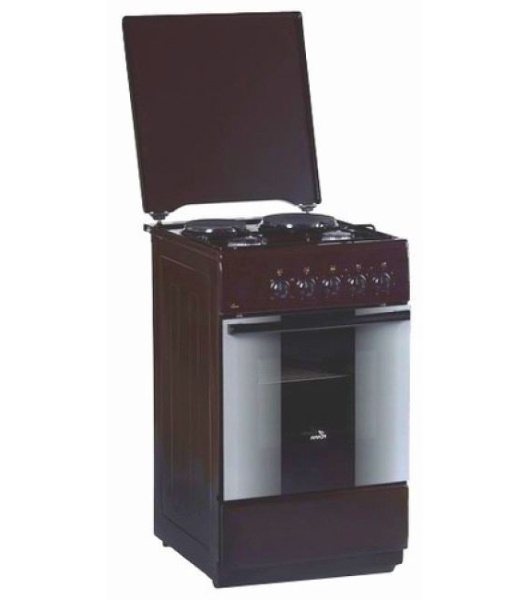 Плита комбинированная Flama RK 2211 B черный, конфорок 2 газовых и 2 электрических, духовка 50 л, 50 см x 85 см x 60 см