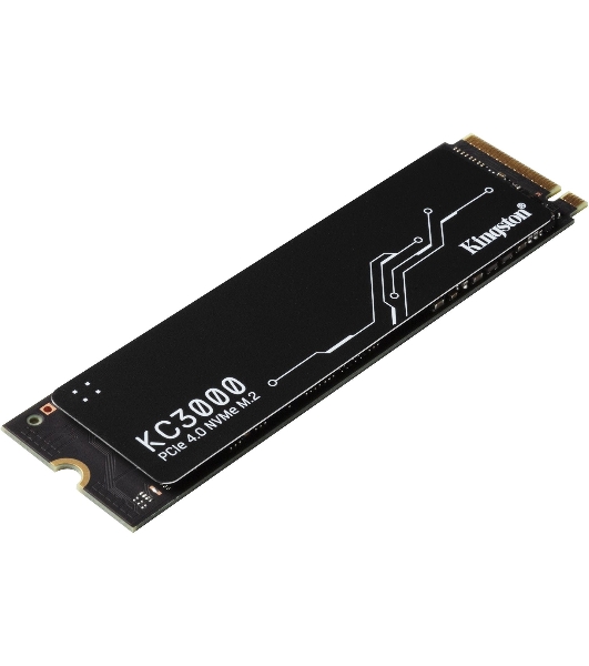 Накопитель SSD Kingston KC3000, 4Tb, PCIe 4.0 x4, M.2 2280, NVMe, R/W 7000/7000, с радиатором