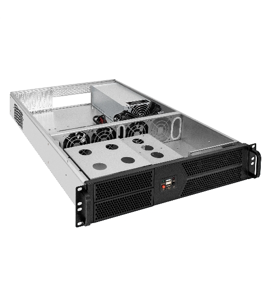 Серверный корпус ExeGate Pro 2U650-05 (RM 19', высота 2U, глубина 650,БП 2U-600ADS, 2*USB)