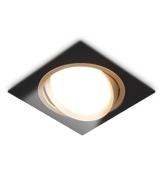 Светильник Ambrella light TN51918 BK/GD черный/золото GX53 max 12W 115*115*23