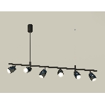 Светильник Ambrella light XB9006550/6 SBK/DCH/FR черный песок/черный хром/белый матовый MR16 GU5.3 (С9006, С1123, N7165), фото3