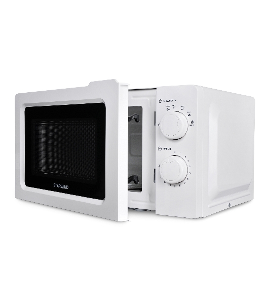 Микроволновая печь Starwind SMW3020 белый, 20 л, 700 Вт, переключатели - поворотный механизм