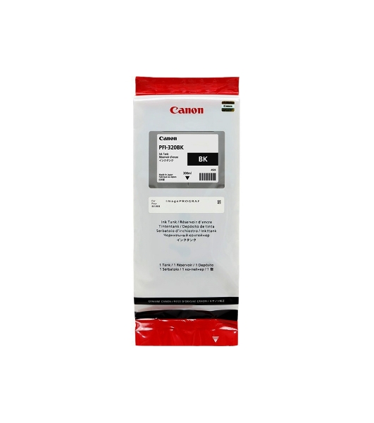 Картридж струйный Canon PFI-320 BK 2890C001 черный (300мл) для Canon Canon imagePROGRAF TM-200/205