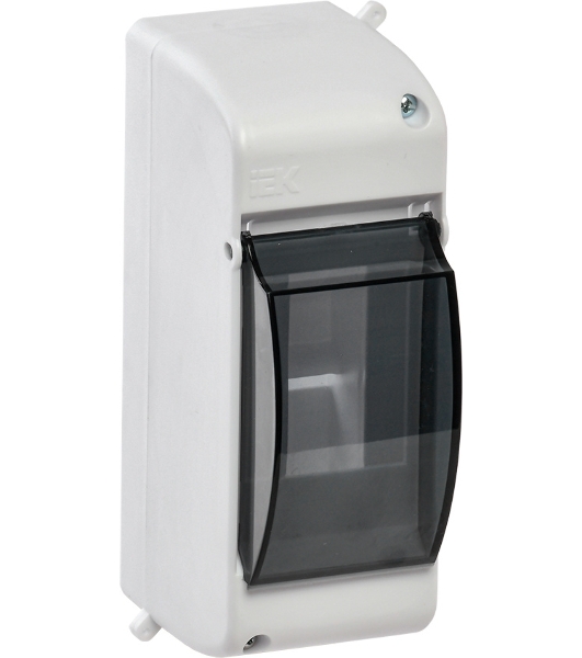 Бокс ОП КМПн 2/2 для 2 авт. выкл. прозр. крышка IP30 IEK MKP42-N-02-30-20