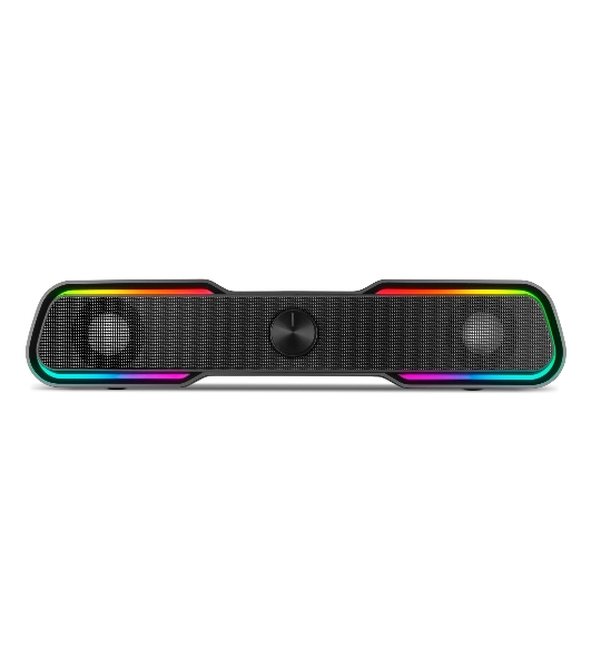 Акустическая система SVEN 450 2.0 (2x5W, Bluetooth, RGb-подсветка) черная