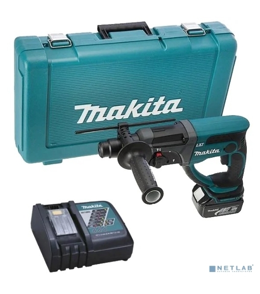 Перфоратор Makita DHR202RF, SDS-plus, 18 В, 1.9 Дж, от аккумулятора