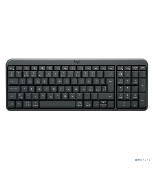 Клавиатура Logitech K250 беспроводная, Bluetooth, серый