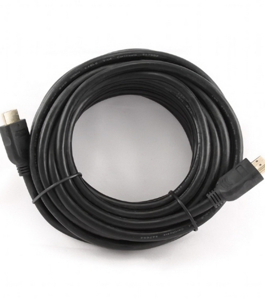 Кабель HDMI Cablexpert CC-HDMI4-7.5M, 19M/19M, v2.0, медь, позол.разъемы, экран, 7.5м, черный, пакет