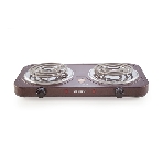 Плита настольная электрическая Centek CT-1509 Siberia коричневый, 2 кВт, ТЭН, конфорки - 2, эмаль, поворотные переключатели, фото6
