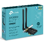Адаптер Tp-Link ARCHER TX50E 11AX 3000Mbps dual-band PCI-E adapter, 2402Mbps at 5G and 574Mbps at 2.4G, support Bluetooth 5.0, WPA2 encryption, two external Antennas., фото4