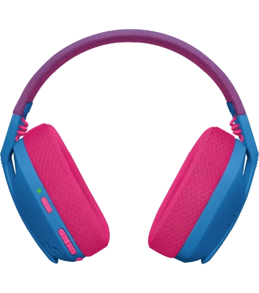 Гарнитура Logitech G435 синий/розовый, беспроводная, Bluetooth/USB, до 18 ч