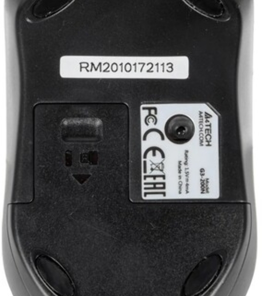 Комплект клавиатура+мышь A4Tech 4200N беспроводной, USB, 1000 DPI, чёрный