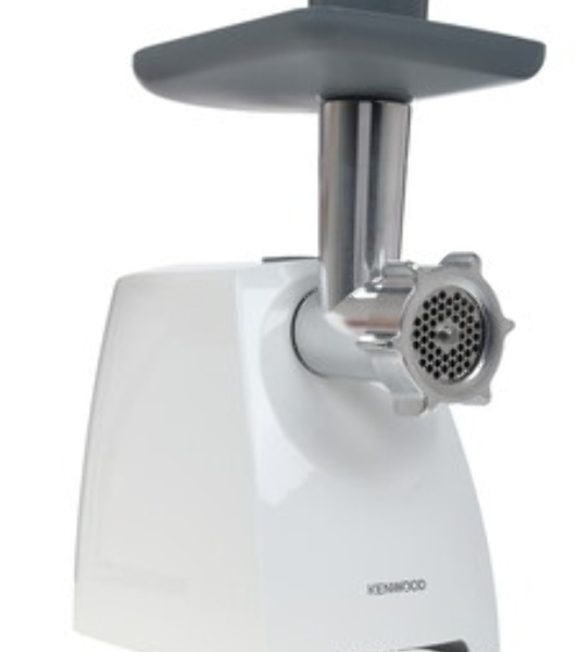 Мясорубка электрическая Kenwood MG 360 белый, 1400 Вт, 1.5 кг/мин, реверс, насадки - 5