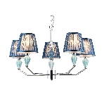 Люстра Ambrella light LH75061/5 CH/DB хром/темно синий E14/5 max 40W D690*810, фото12