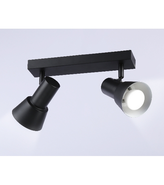 Светильник Ambrella light TA13117/2 BK/WH черный/белый GU10/2 max 12W 350*85*150