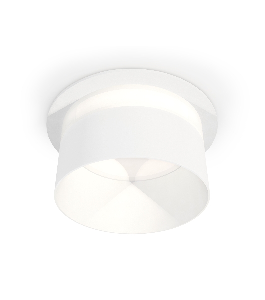Комплект встраиваемого светильника Ambrella light XC8050016 SWH/FR белый песок/белый матовый GX53 (C8050, N8402)