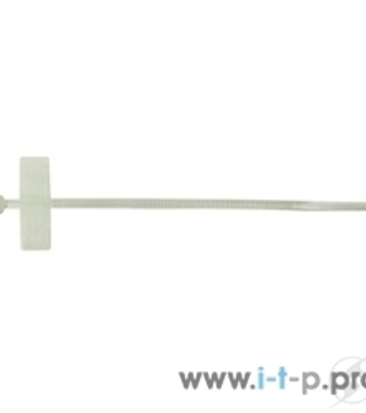 Стяжки MPT-210x3.0 пластиковые 210 мм х 3.0 мм с площадками для маркировки (100 шт.) (MPT-210x3.0)