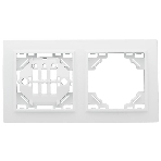 Рамка 2-м Минск горизонтальная белый Basic EKF ERM-G-302-10, фото4