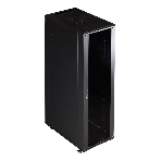 Шкаф 19' Business, 42U 600x800, черный, передняя дверь стекло, задняя дверь распашная металл, фото4