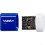 Флешка USB SmartBuy LARA Blue (SB4 GbLara-B), 4Gb, USB 2.0, R/W 15/5, синий/белый, фото 1