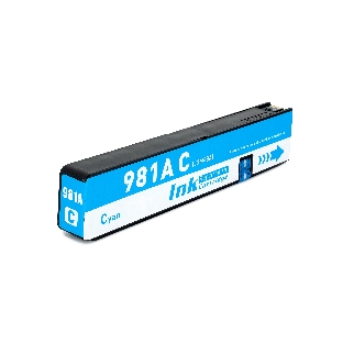 Картридж струйный NVPrint 981A (NV-J3M68A) Cyan для HP PageWide 556/586 (100 мл)