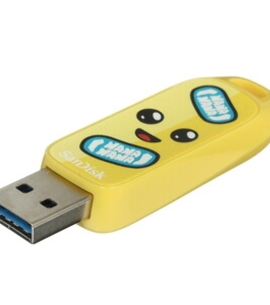 Флешка USB SanDisk Fortnite, Peely Edition 64Gb SDCZIF-064G-G46, USB3.2, желтая