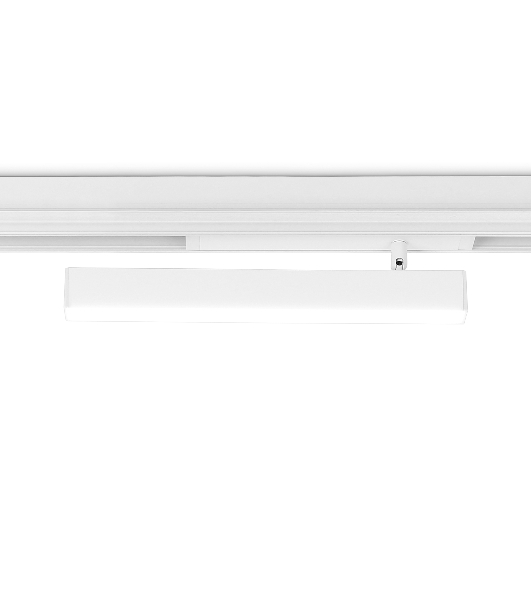Управляемый светодиодный светильник для шинопровода Magnetic Ambrella light GL1331 WH белый IP20 18W 3000K-6400K 220V 120° 342*25*112 (Без ПДУ)