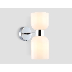 Настенный светильник Ambrella light LH56087/2 СH/FR хром/белый матовый E14*2 max 40W 215*120*300, фото8