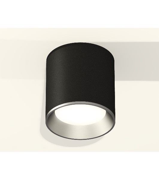 Светильник Ambrella Light XS6302003 SBK/PSL черный песок/серебро полированное MR16 GU5.3 (C6302, N6104)