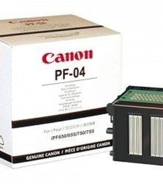 Печатающая головка Canon PF-04 (3630B001) черный для Canon iPF650, iPF655, iPF670, iPF680, iPF685, iPF750, iPF755, iPF760, iPF765, iPF770, iPF780, iPF785, iPF830, iPF840, iPF850.