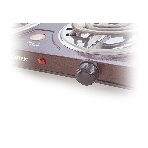 Плита настольная электрическая Centek CT-1509 Siberia коричневый, 2 кВт, ТЭН, конфорки - 2, эмаль, поворотные переключатели, фото8