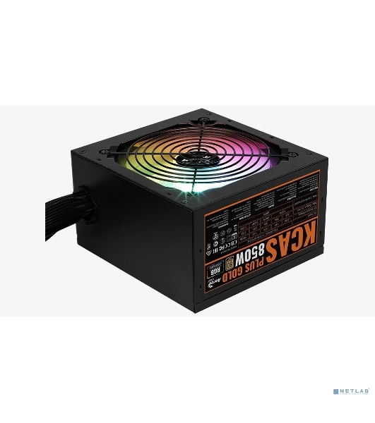 Блок питания Aerocool/Formula KCAS PLUS GOLD 850W (850W, ATX v2.4, APFC, Fan ARGB 12cm, 80+ Gold, Retail)