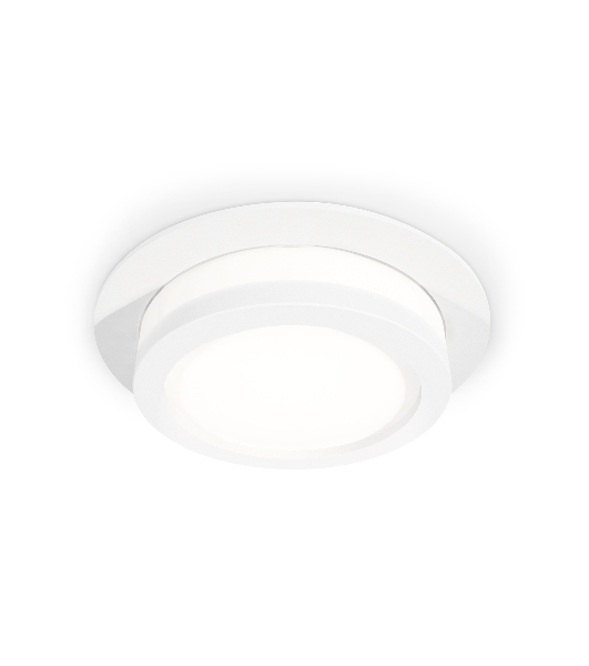 Комплект встраиваемого светильника Ambrella light XC8050017 SWH/FR белый песок/белый матовый GX53 (C8050, N8412)
