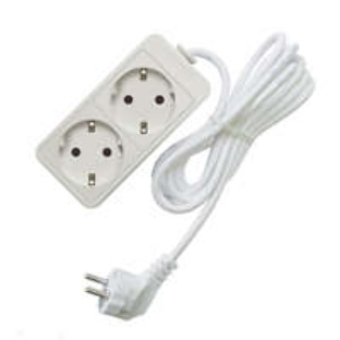 Удлинитель 2х1.5 м с заземл. 10А IP20 2.2 кВт Союз 481S-9201