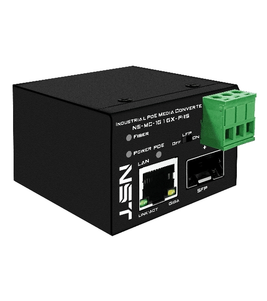 Промышленный компактный Ultra PoE медиаконвертер Gigabit Ethernet, SFP 1000Мбит/c, RJ45 10/100/1000Мбит/c, поддержка LFP. Порт PoE: до 90W (IEEE 802.3af/at/bt). Автоматическое определение PoE устройств. Суммарная мощность PoE - до 90W; Встроенная грозозащита 6kV. Питание: 1 x вход DC37-57V(93W), БП в комплект НЕ входит. Монтаж на DIN-рейку (крепление в комплекте); Размеры (ШхВхГ): 36х44х45мм. Вес: 0,15кг. Рабочая температура: -40…+80°С.