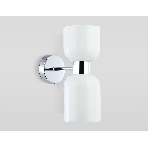 Настенный светильник Ambrella light LH56087/2 СH/FR хром/белый матовый E14*2 max 40W 215*120*300, фото6