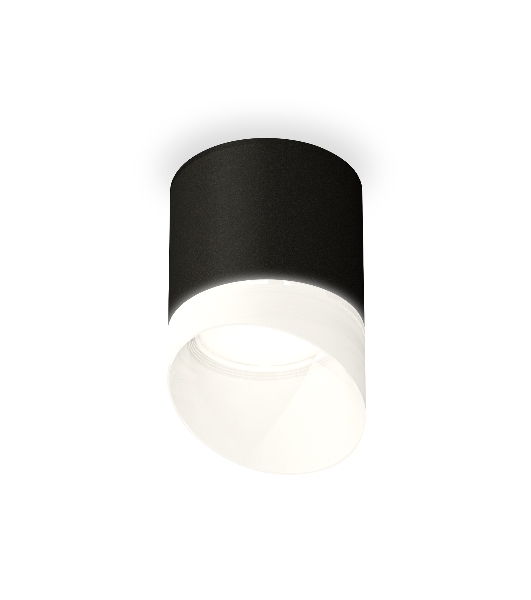 Светильник Ambrella Light XS7402036 SBK/FR черный песок/белый матовый MR16 GU5.3 (C7402, N7175)