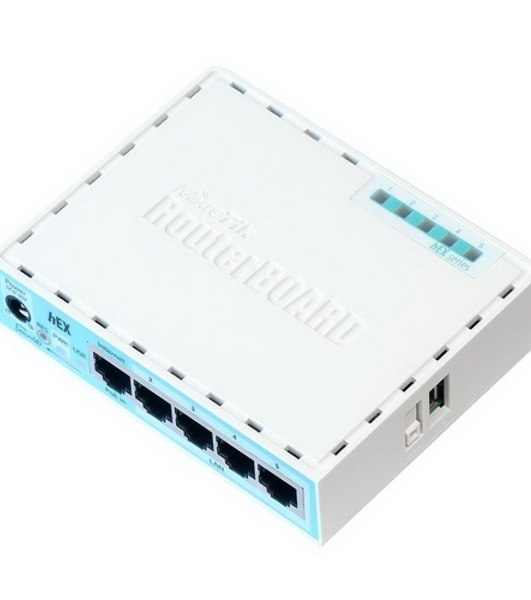 Роутер MikroTik RB750Gr3 hEX (RouterOS L4) with power supply and case 5 port 10/100/1000 гигабитный высокопроизводительный Ethernet