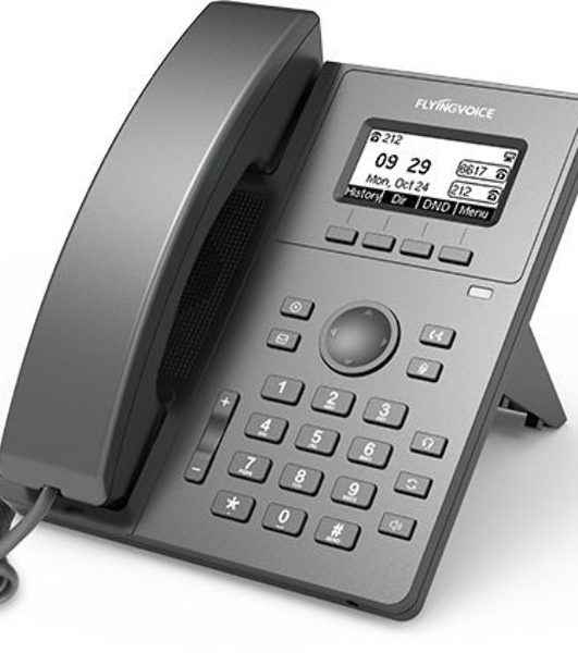 Телефон IP Flyingvoice P10P черный
