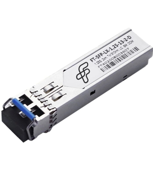 Трансивер FT-SFP-LX-1,25-13-20-D 1G, SFP, LC SMF 20km LX, 1310nm laser, Fibertrade