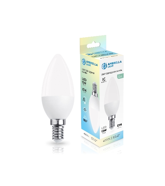 Светодиодная лампа 371314 LED C37 13W IC E14 4000K 175-265V