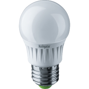 Лампа светодиодная Navigator NLL-G45-7-230-4K-E27 7Вт шар 4000К белый E27 560лм 176-264В