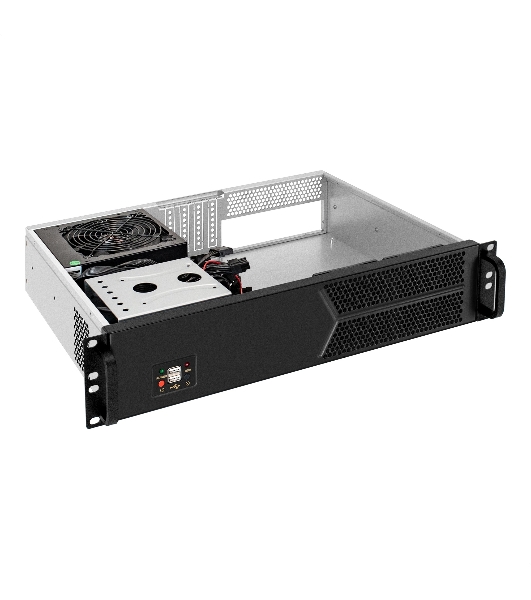 Серверный корпус ExeGate Pro 2U330-03 RM 19', высота 2U, глубина 330, БП 800PPH-SE, 2*USB