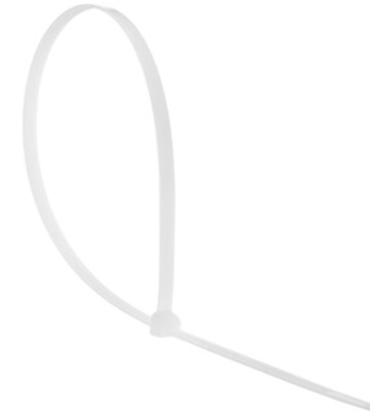 Стяжки Cablexpert NYT-550x7.6 пластиковые 550 мм х 7,6 мм, белые (100 шт.)