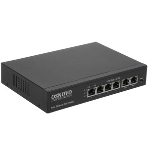 Коммутатор Osnovo SW-20600/D удлинитель FE на 6 портов с питанием по PoE, 4 *10/100 Base-T PoE, 1 *10/100 Base-T Uplink с поддержкой питания по PoE (до 90W), 1 *10/100 Base-T Uplink, PoE на порт - до 30W, суммарно до до 87W, фото6