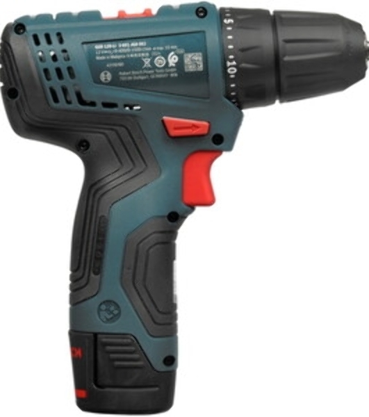 Дрель-шуруповерт Bosch GSR-120, 12 В, 2 Ач, 30 Нм, щеточный