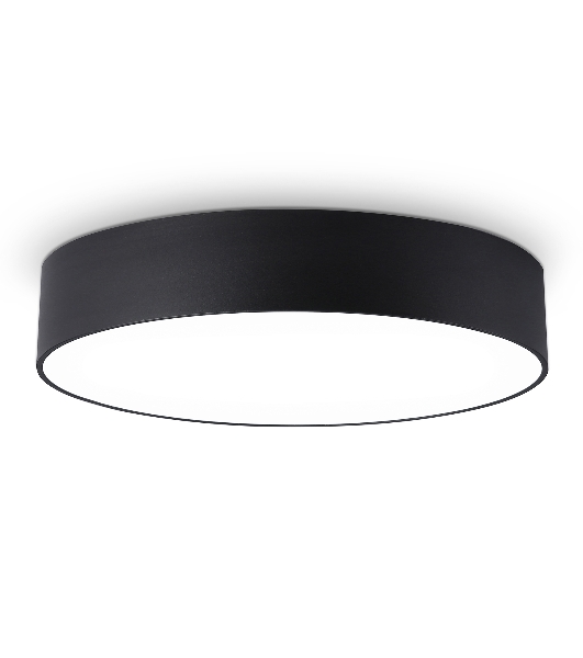Потолочный светодиодный светильник Ambrella light FV5530 BK черный LED 45W 4200K D400*58 (Без ПДУ)