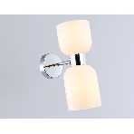 Настенный светильник Ambrella light LH56087/2 СH/FR хром/белый матовый E14*2 max 40W 215*120*300, фото4